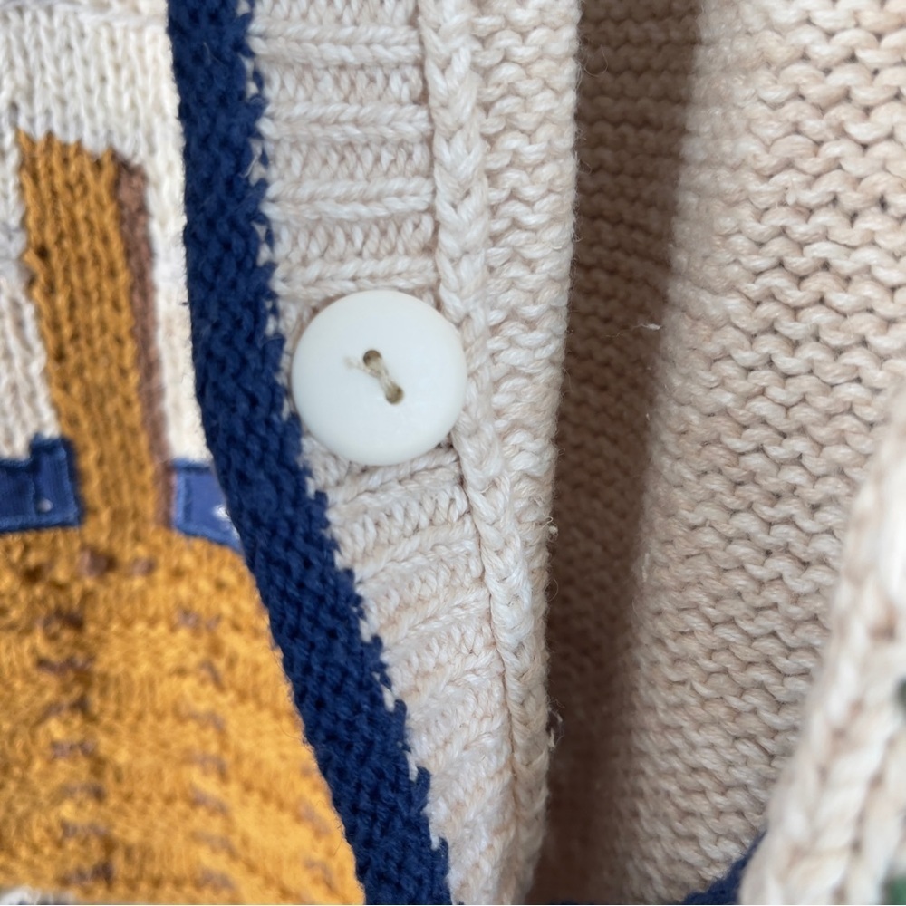Vintage Bellepointe Garden "Longaberger" cardigan sweater XS - Picture 8 of 10